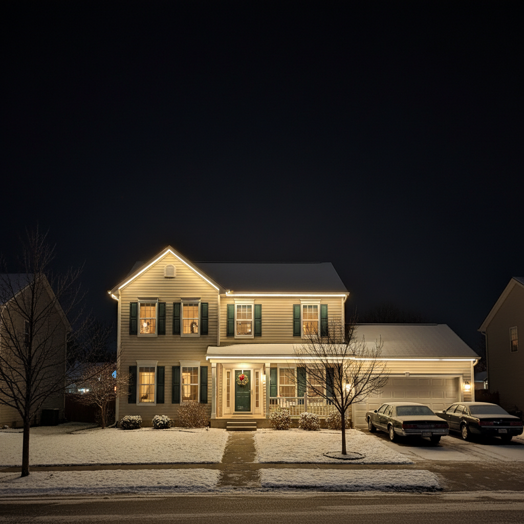 Неон тёплый